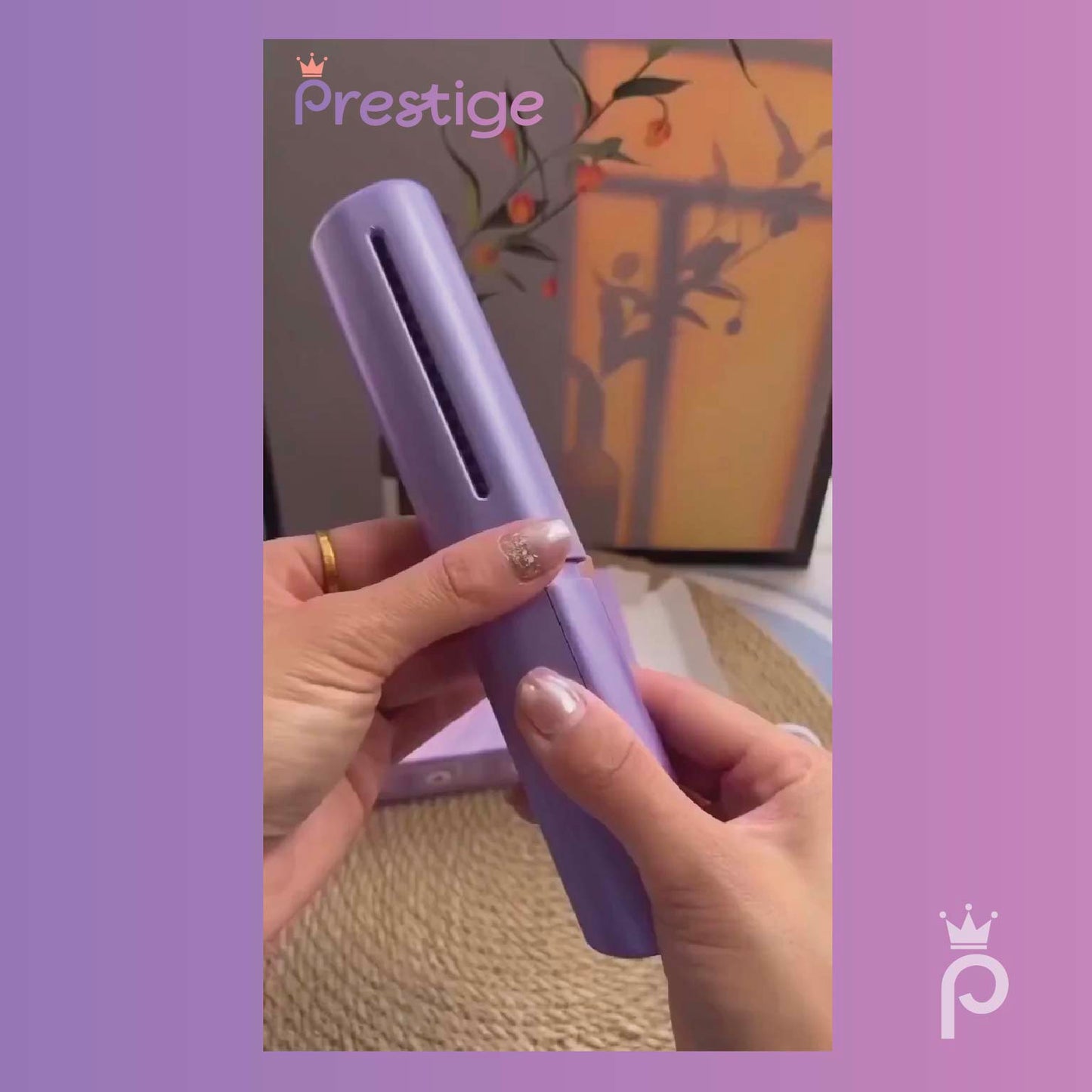 Mini spazzola lisciante wireless