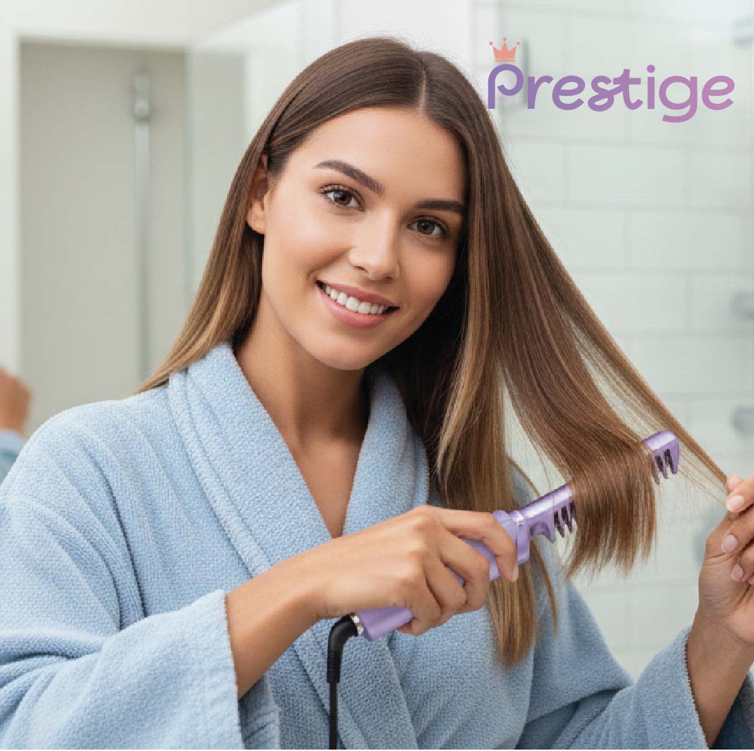 Mini spazzola lisciante wireless