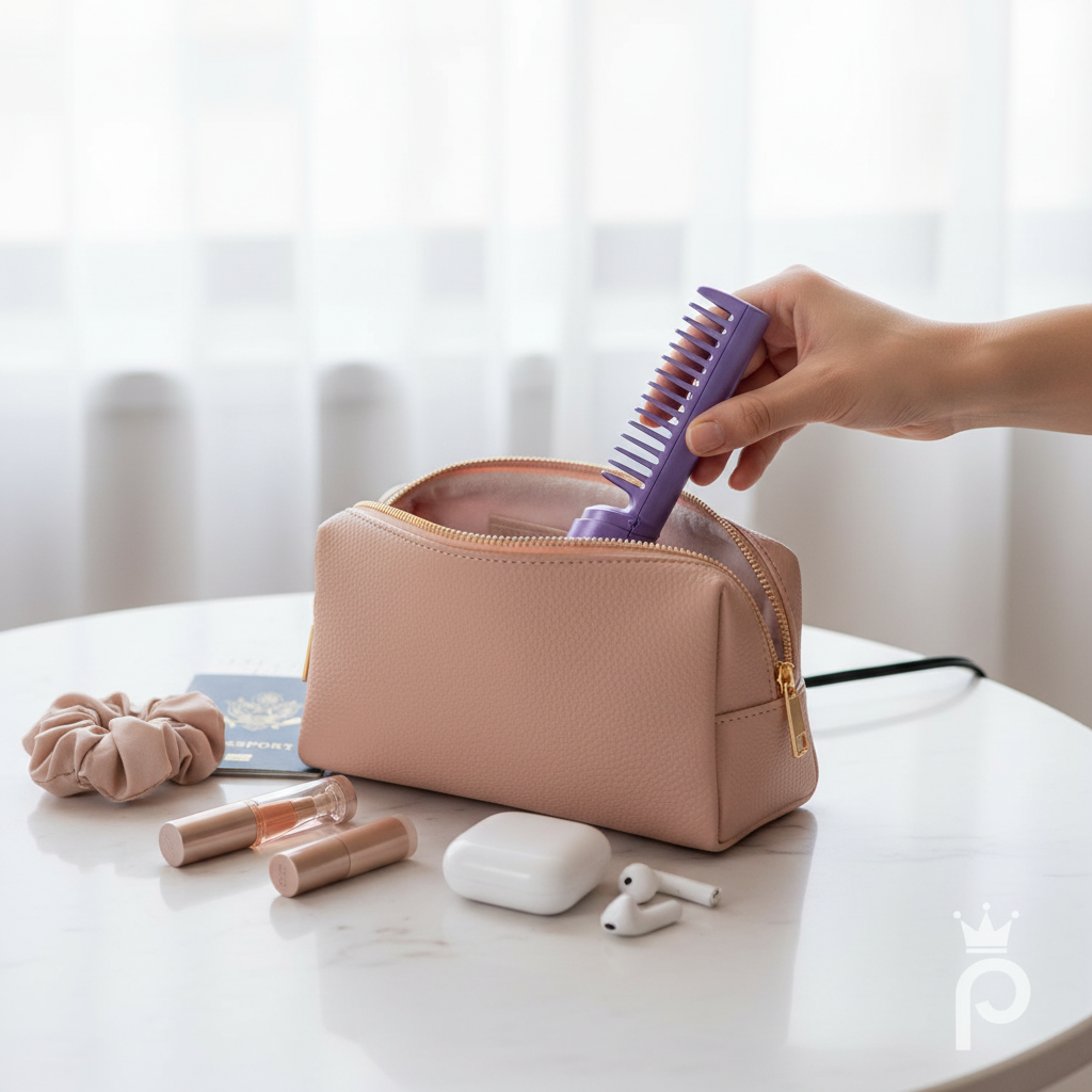 Mini spazzola lisciante wireless