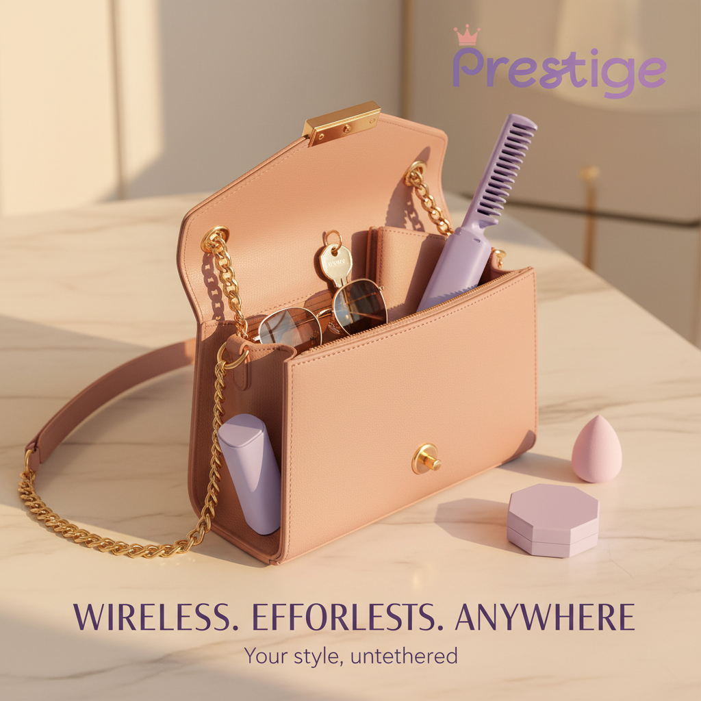 Mini spazzola lisciante wireless